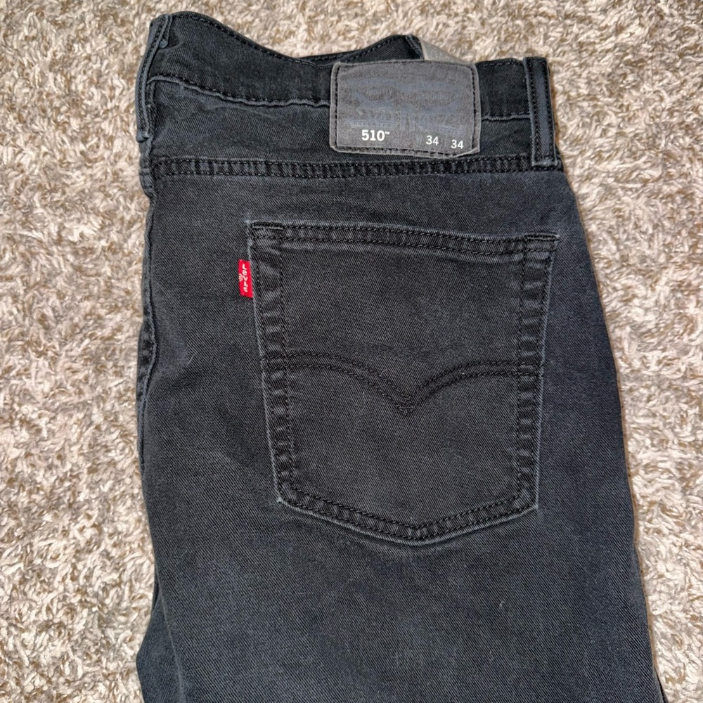 Mens Black Levi’s